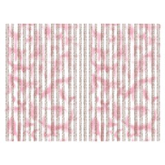 A Pink And White Striped Background Two Sides Premium Plush Fleece Blanket (baby Size)