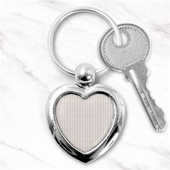 A White Background With A Brown Pattern On It Key Chain (heart)