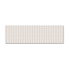 A White Background With A Brown Pattern On It Sticker Bumper (100 Pack)