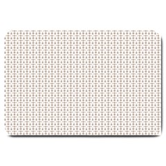 A White Background With A Brown Pattern On It Large Doormat