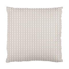 A White Background With A Brown Pattern On It Standard Cushion Case (two Sides)