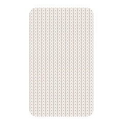 A White Background With A Brown Pattern On It Memory Card Reader (rectangular) by catchydesignhill