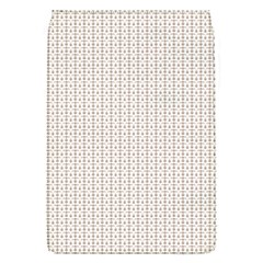 A White Background With A Brown Pattern On It Removable Flap Cover (s)