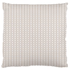 A White Background With A Brown Pattern On It Standard Premium Plush Fleece Cushion Case (one Side) by catchydesignhill