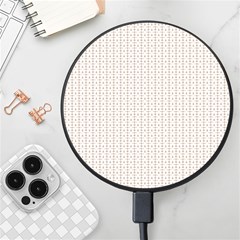 A White Background With A Brown Pattern On It Wireless Fast Charger(black) by catchydesignhill