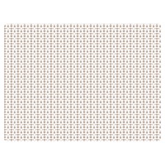 A White Background With A Brown Pattern On It Premium Plush Fleece Blanket (extra Small)