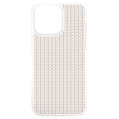 A White Background With A Brown Pattern On It Iphone 15 Pro Max Tpu Uv Print Case by catchydesignhill