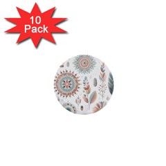 Pastel-boho-pattern 1  Mini Buttons (10 Pack) 