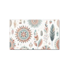 Pastel-boho-pattern Sticker (rectangular)