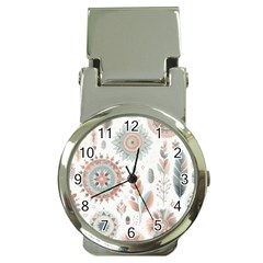 Pastel-boho-pattern Money Clip Watches