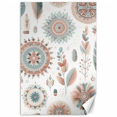 Pastel-boho-pattern Canvas 24  X 36 