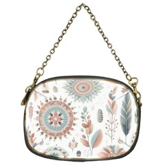 Pastel-boho-pattern Chain Purse (one Side)