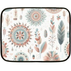 Pastel-boho-pattern Fleece Blanket (mini)