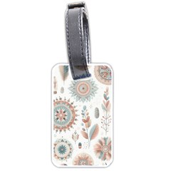 Pastel-boho-pattern Luggage Tag (one Side)