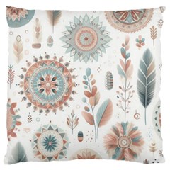 Pastel-boho-pattern Large Cushion Case (one Side)