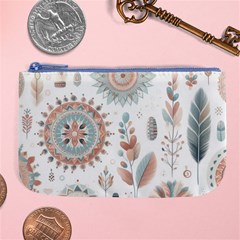 Pastel-boho-pattern Large Coin Purse