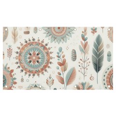 Pastel-boho-pattern Banner And Sign 7  X 4 