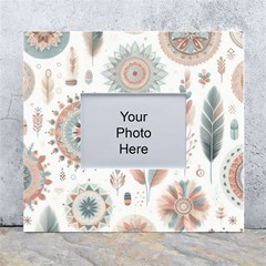 Pastel-boho-pattern White Wall Photo Frame 5  X 7 