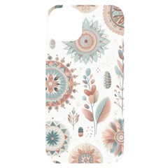 Pastel-boho-pattern Iphone 14 Plus Black Uv Print Pc Hardshell Case