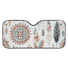 Pastel-boho-pattern Car Windshield Sunshade