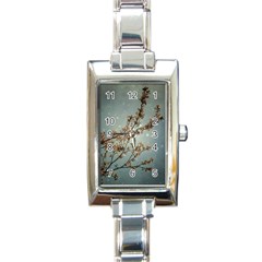 Dreamy Nature Motif Rectangle Italian Charm Watch