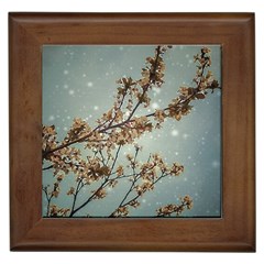 Dreamy Nature Motif Framed Tile by dflcprintsclothing