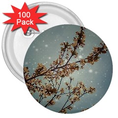 Dreamy Nature Motif 3  Buttons (100 Pack) 