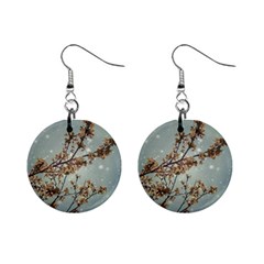 Dreamy Nature Motif Mini Button Earrings