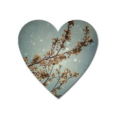 Dreamy Nature Motif Heart Magnet