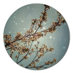 Dreamy Nature Motif Magnet 5  (round)