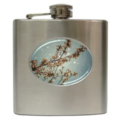 Dreamy Nature Motif Hip Flask (6 Oz)