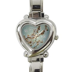 Dreamy Nature Motif Heart Italian Charm Watch