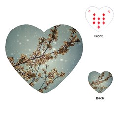 Dreamy Nature Motif Playing Cards Single Design (heart)