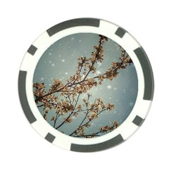 Dreamy Nature Motif Poker Chip Card Guard