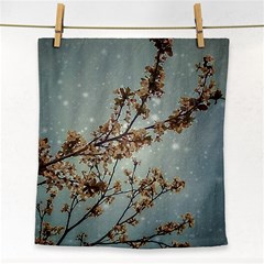 Dreamy Nature Motif Face Towel by dflcprintsclothing