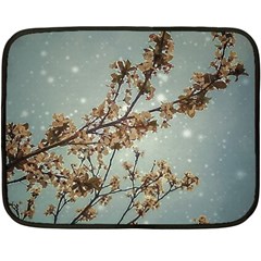 Dreamy Nature Motif Two Sides Fleece Blanket (mini)