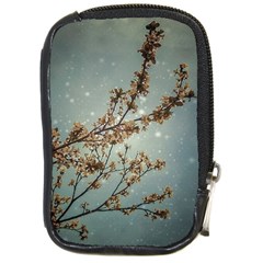 Dreamy Nature Motif Compact Camera Leather Case