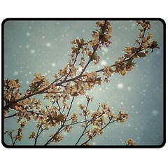 Dreamy Nature Motif Fleece Blanket (medium)