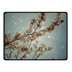 Dreamy Nature Motif Two Sides Fleece Blanket (small)