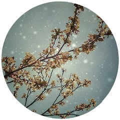 Dreamy Nature Motif Wooden Puzzle Round