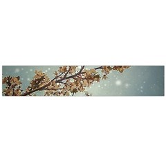 Dreamy Nature Motif Large Premium Plush Fleece Scarf 