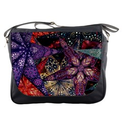 Stars Christmas Advent Messenger Bag by Paksenen