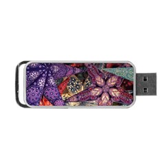 Stars Christmas Advent Portable Usb Flash (one Side) by Paksenen