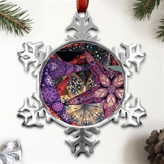 Stars Christmas Advent Metal Small Snowflake Ornament