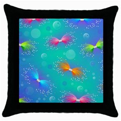 Christmas Pattern Throw Pillow Case (black)