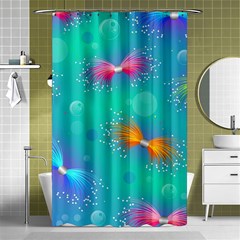 Christmas Pattern Shower Curtain 48  X 72  (small) 