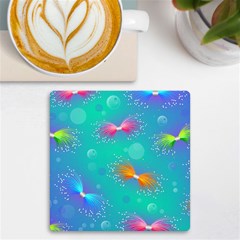 Christmas Pattern Uv Print Square Tile Coaster 