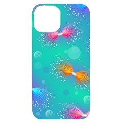 Christmas Pattern Iphone 14 Black Uv Print Pc Hardshell Case