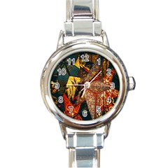 Star Lantern Lighting Round Italian Charm Watch