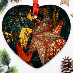 Star Lantern Lighting Ornament (heart)